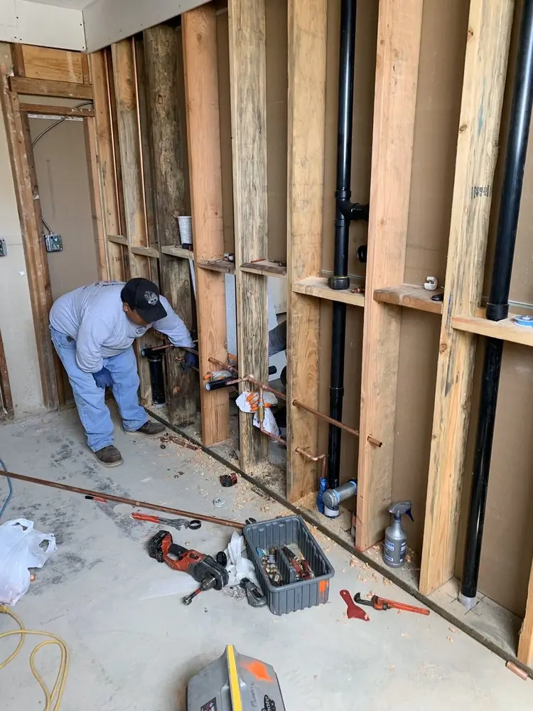 Commercial rough-in plumbing for Commercial Plumbing in Stuyvesant-Prospect